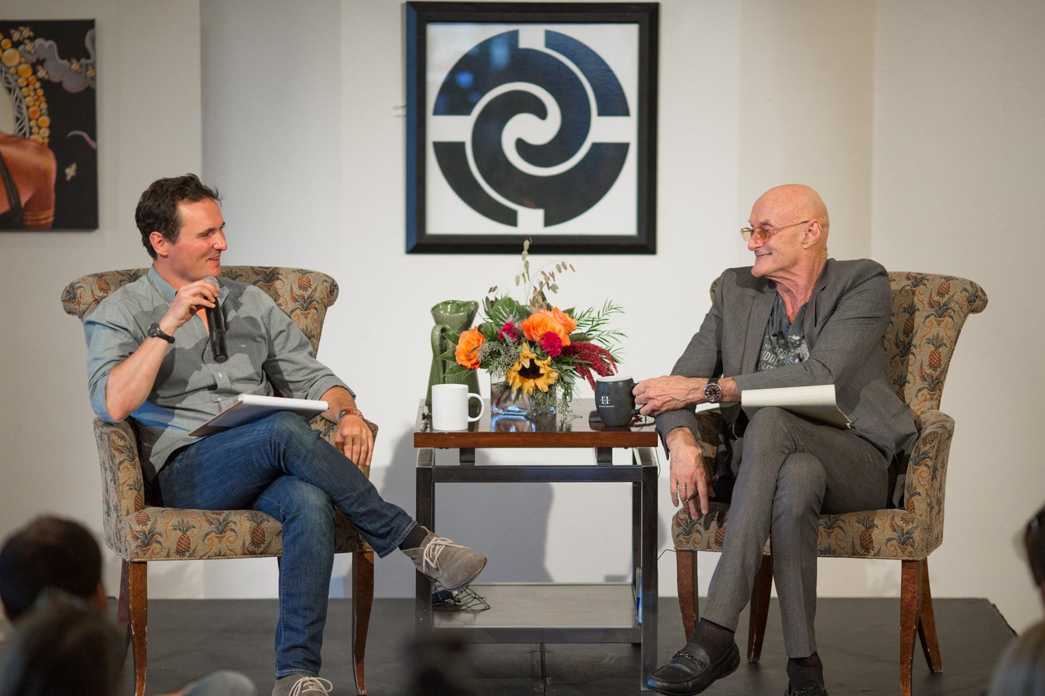 Robert MacNaughton with Ken Wilber at The Integral Center